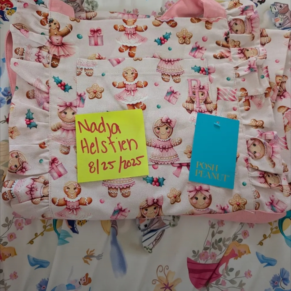 Pink Ballet Themed Tote Bag